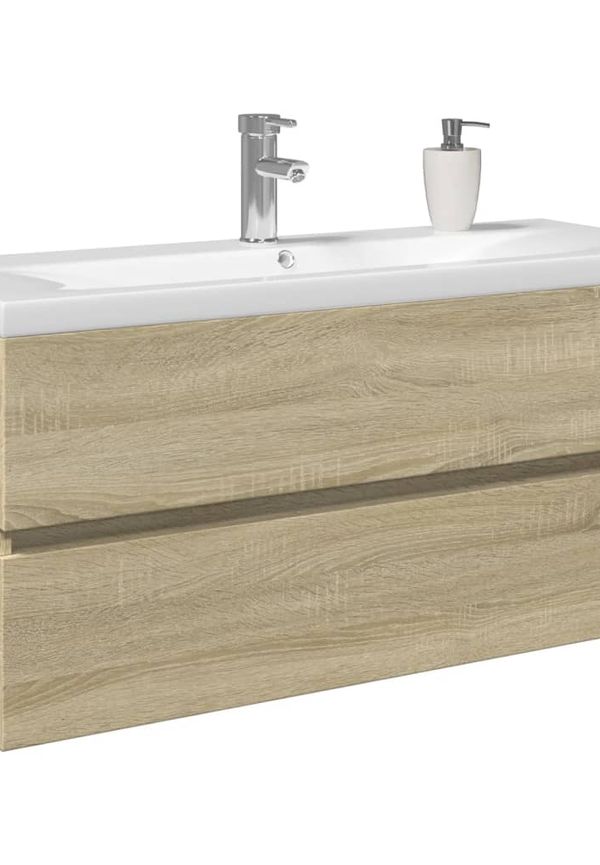 Brun VidaXL badrumsmöbel som passar perfekt till hösten 2025!