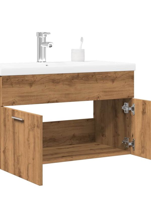 Brun VidaXL badrumsmöbel som passar perfekt till hösten 2025!