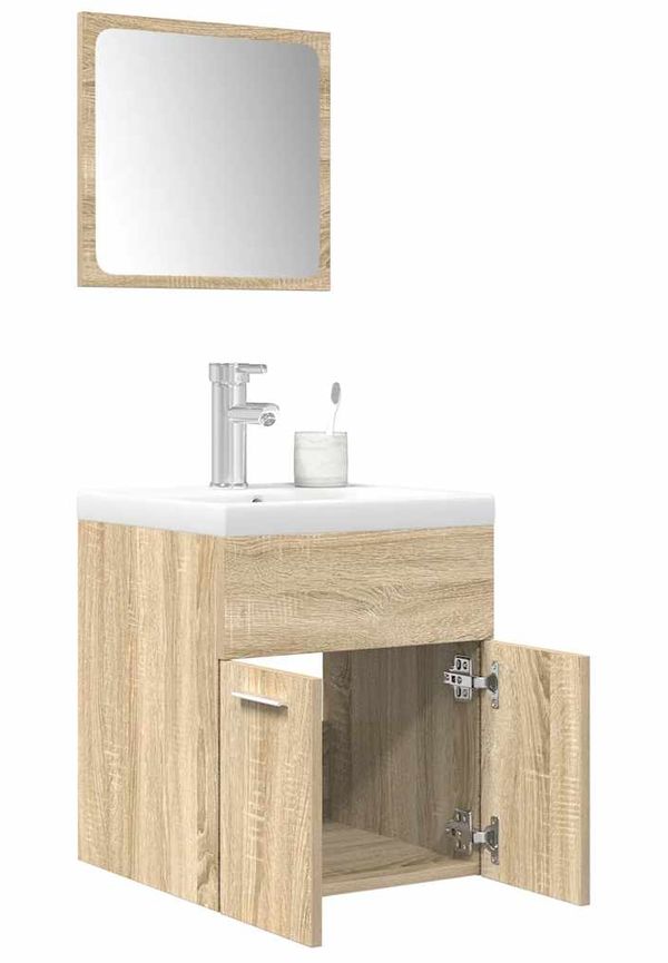 Cool brun badrumsmöbel 2025 från vidaXL.