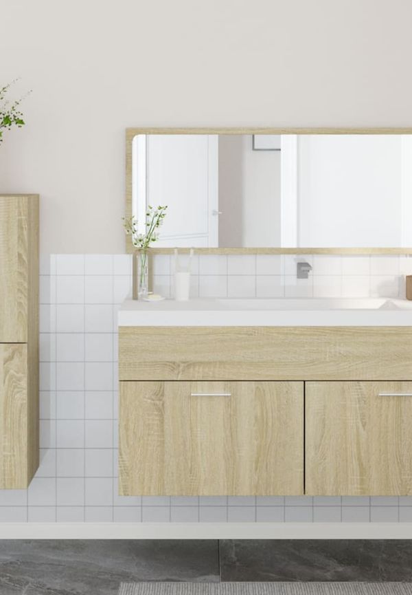 Söt brun möbel i ek från vidaXL.