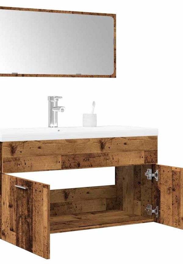 Klassisk brun badrumsmöbel 2025 från vidaXL.