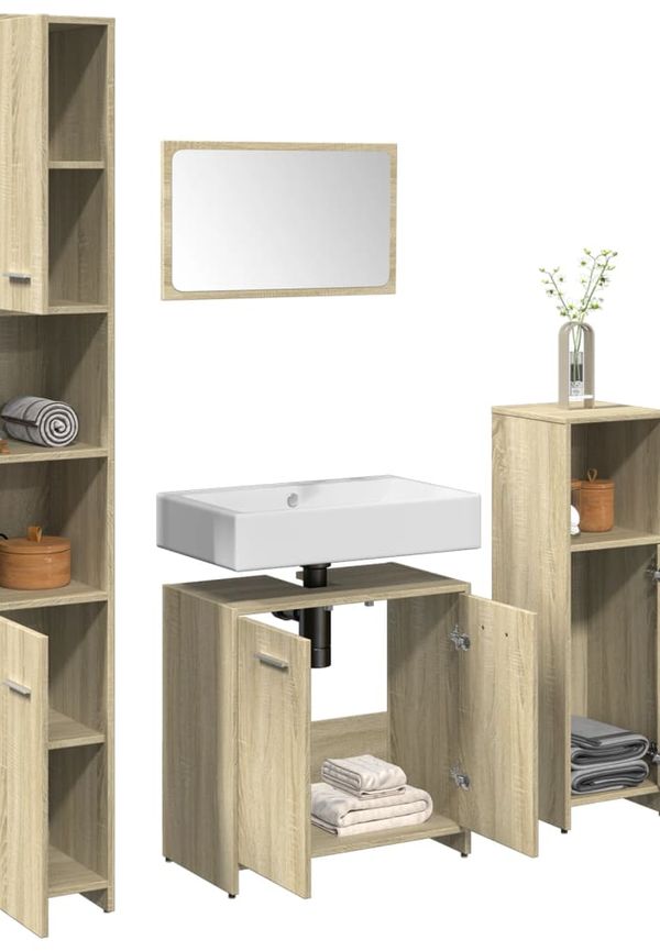 Superfin vidaxl möbel i brun färg gjord i ek.