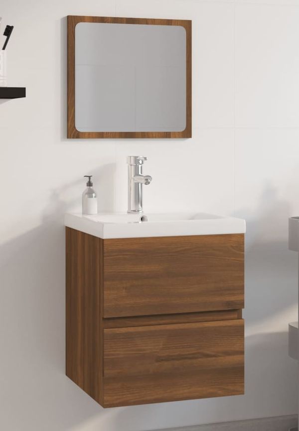 Brun VidaXL badrumsmöbel som passar perfekt till hösten 2025!