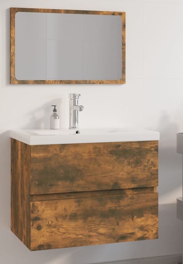 Smickrande vidaxl möbel i brun färg gjord i ek.