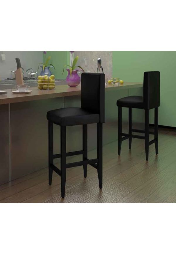 Riktigt snygg barstol i svart från vidaXL.