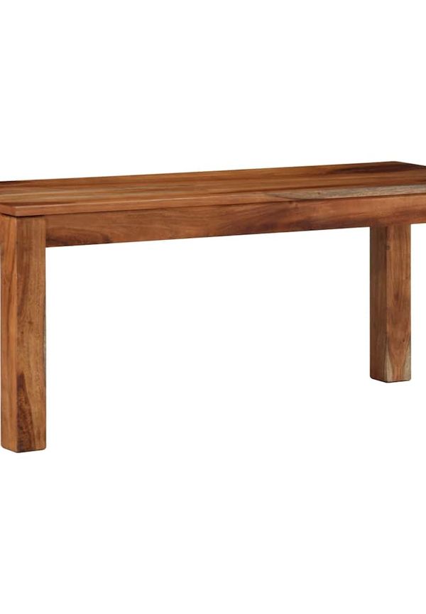 Brun vidaXL-hallbänk i mysig modell.