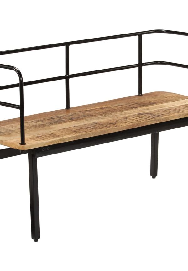 Brun bänk som passar perfekt till hösten 2025!