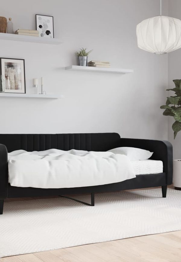 Svart vidaXL-ram i moderiktig modell.