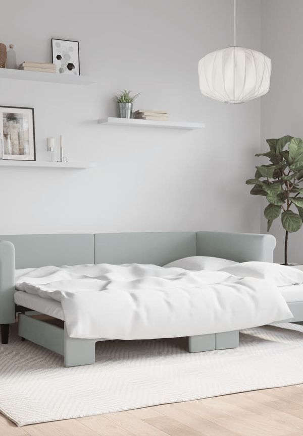 Fin grå säng 2025 från vidaXL.