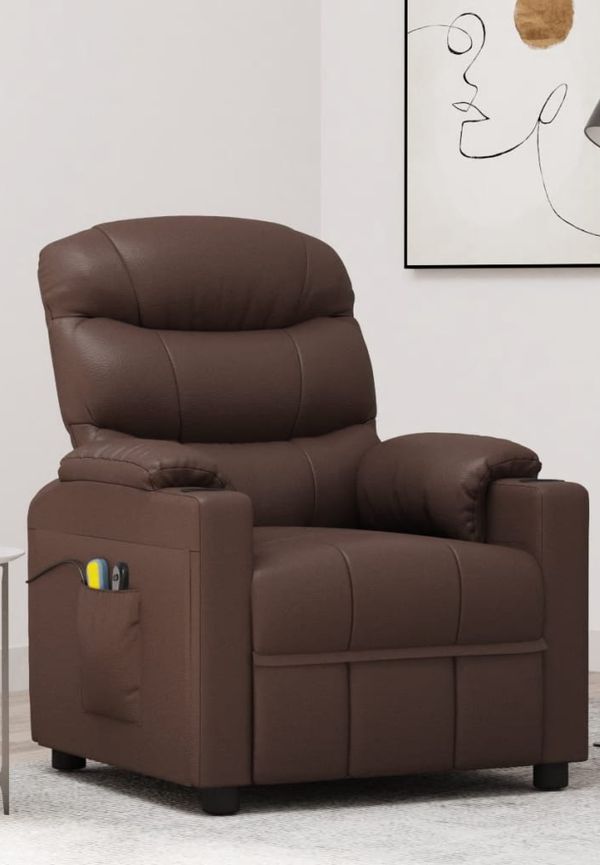 Härlig brun fåtölj 2025 från vidaXL.