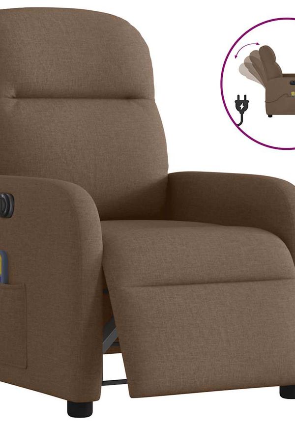 Stilren brun fåtölj 2025 från vidaXL.