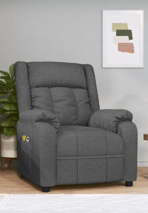 Mysig stol i grått från vidaXL.