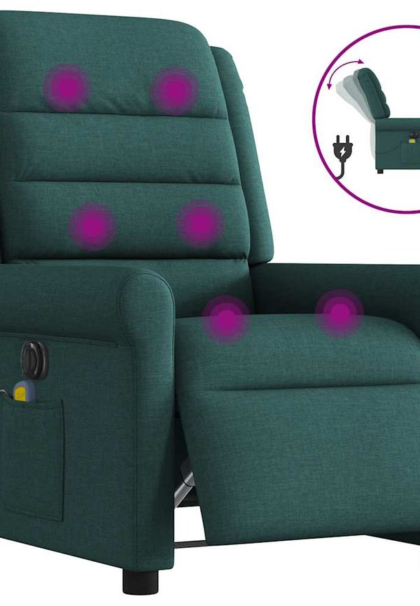 Moderiktig grön fåtölj 2025 från vidaXL.