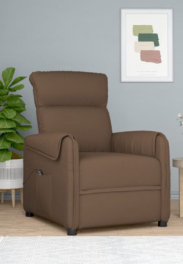 Brun VidaXL fåtölj som passar perfekt till sommaren 2025!