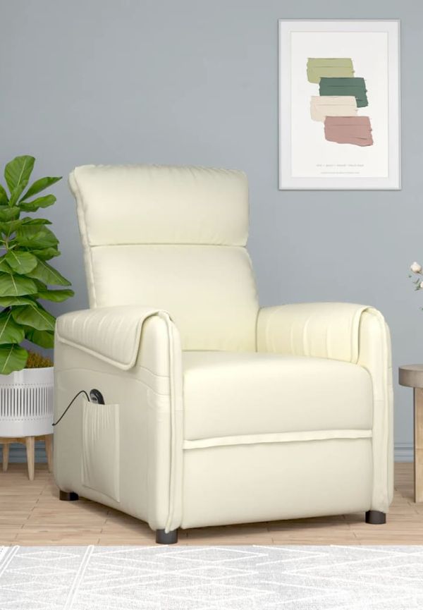 Komfortabel bomullsfåtölj 2025 från vidaXL.