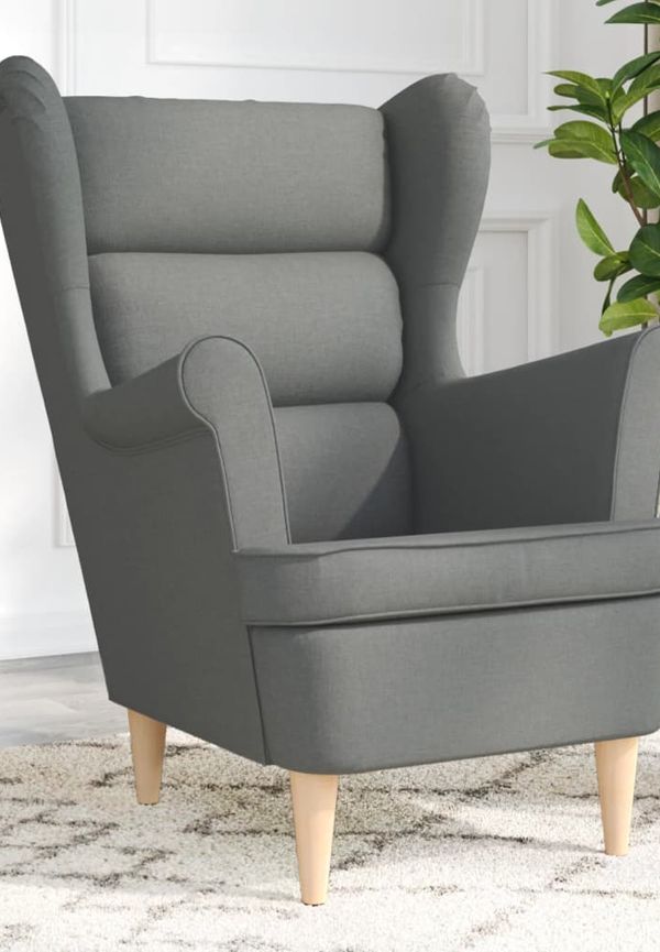 Jättesnygg grå fåtölj 2025 från vidaXL.