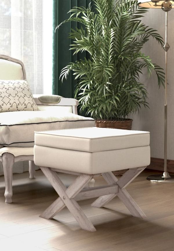 Brun vidaXL-hallbänk i fin modell.