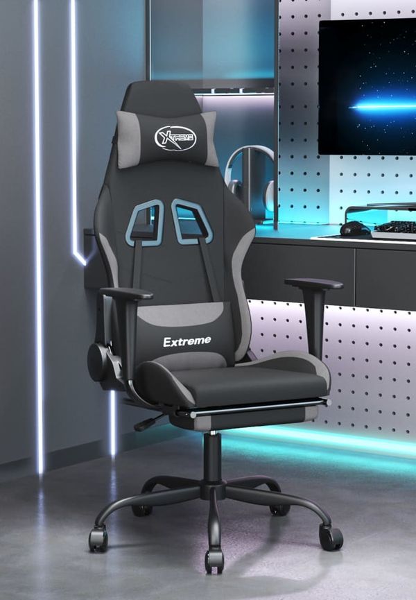 Svart vidaXL-spelstol i komfortabel modell.