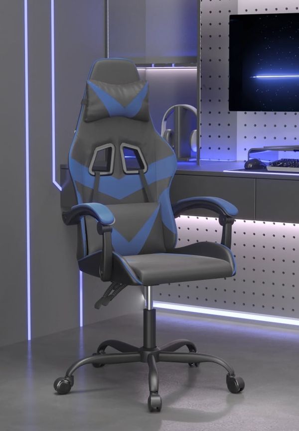 Modern svart gamingstol 2025 från vidaXL.