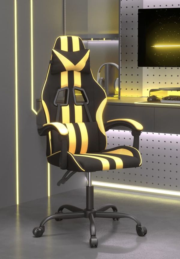 Stilren svart spelstol 2025 från vidaXL.