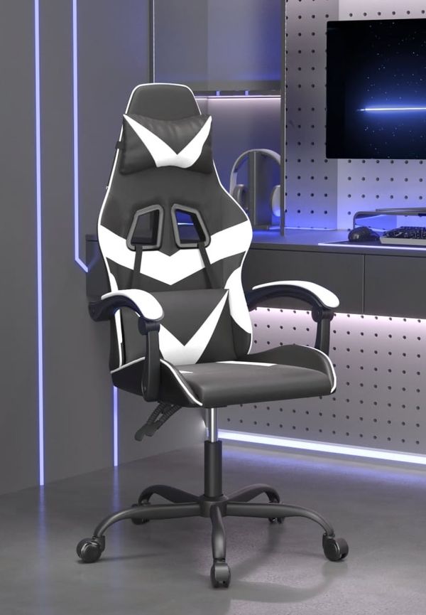 Vacker svart stol i bomull från vidaXL.