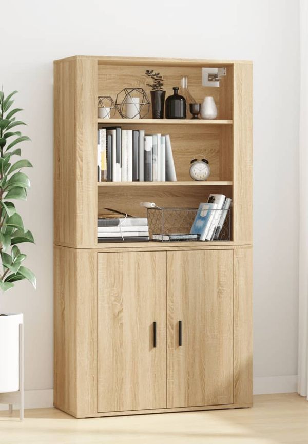 Brun vidaXL-ekbord i riktigt trendig modell.