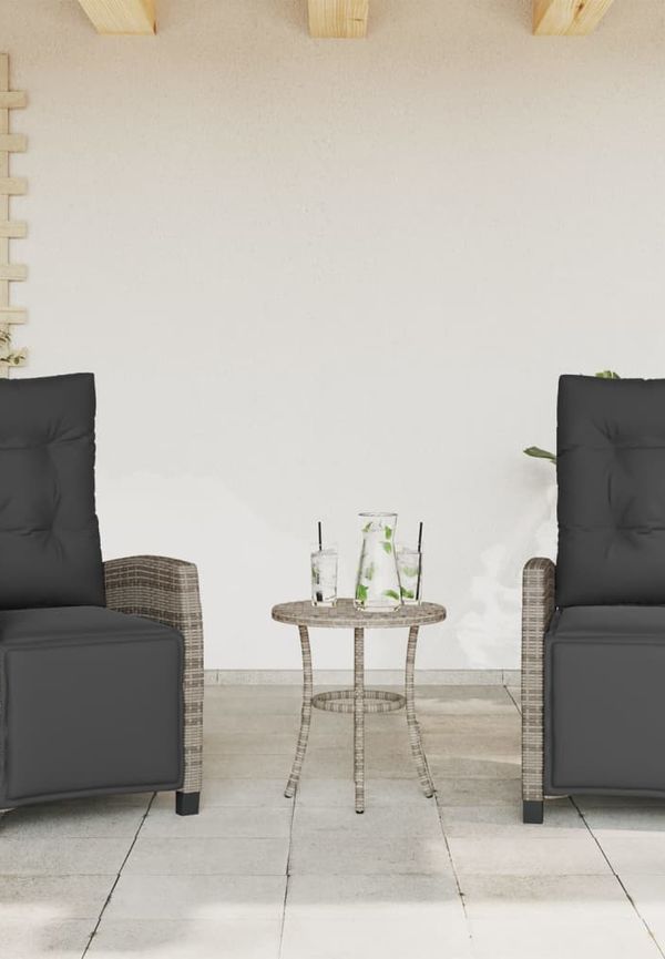 Mörkgrå vidaXL-stol i komfortabel modell.