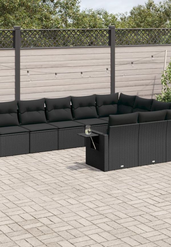 Fin svart soffgrupp 2025 från vidaXL.