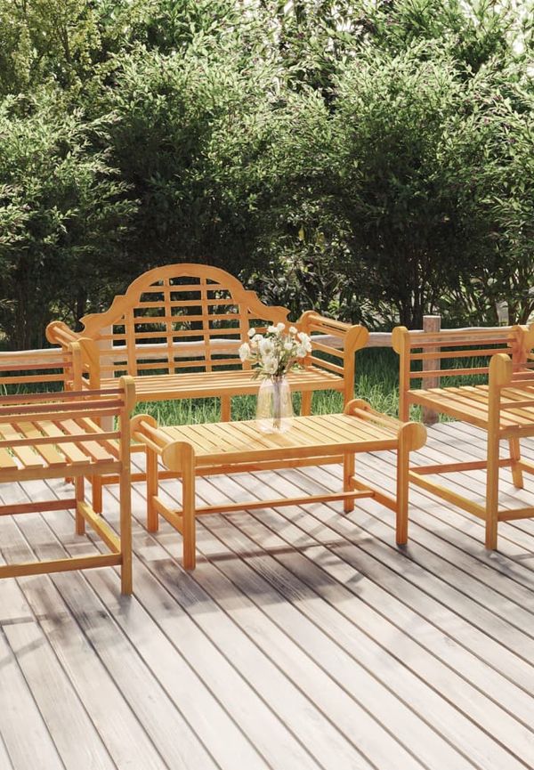 Riktigt fin vidaxl bord i brun färg gjord i teak.