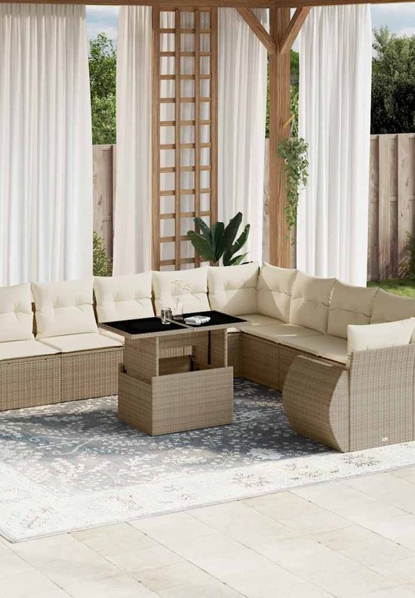 Riktigt fin beige bord 2025 från vidaXL.