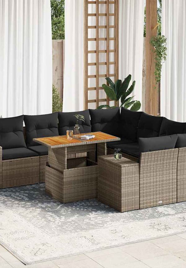 Grå VidaXL bord som passar perfekt till våren 2025!