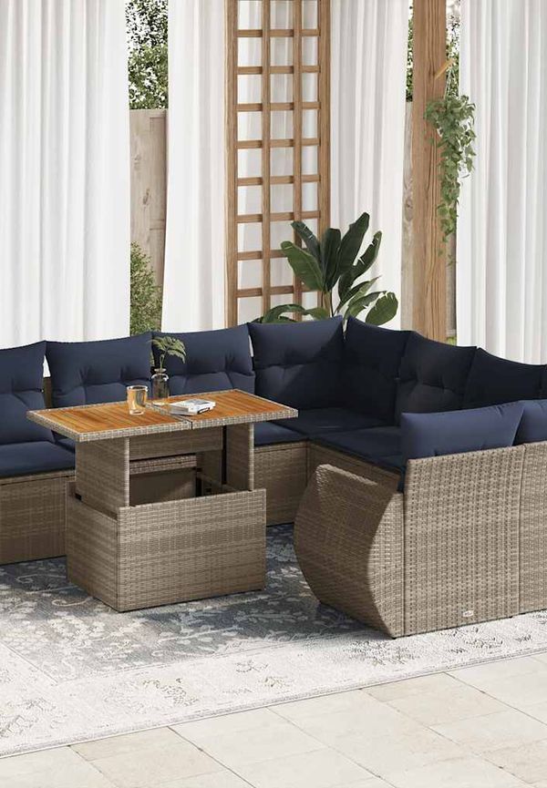 Elegant soffbord i grått från vidaXL.