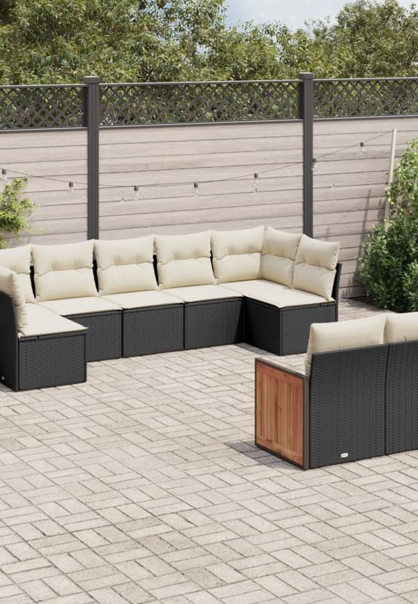 Otroligt fin svart loungegrupp 2025 från vidaXL.