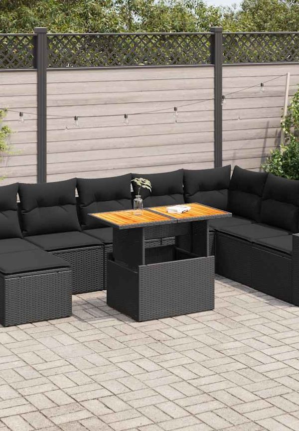 Svart VidaXL bord som passar perfekt till hösten 2025!