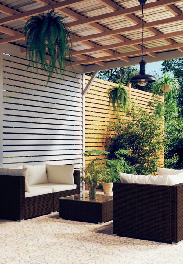 Brun loungegrupp som passar perfekt till sommaren 2025!