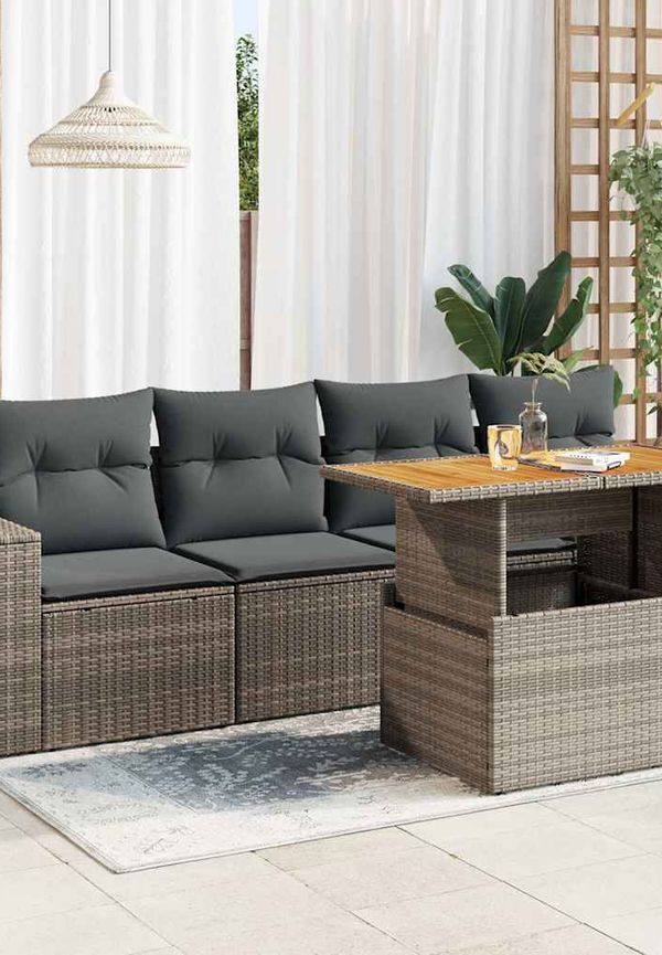 Grå vidaXL-bord i smickrande modell.