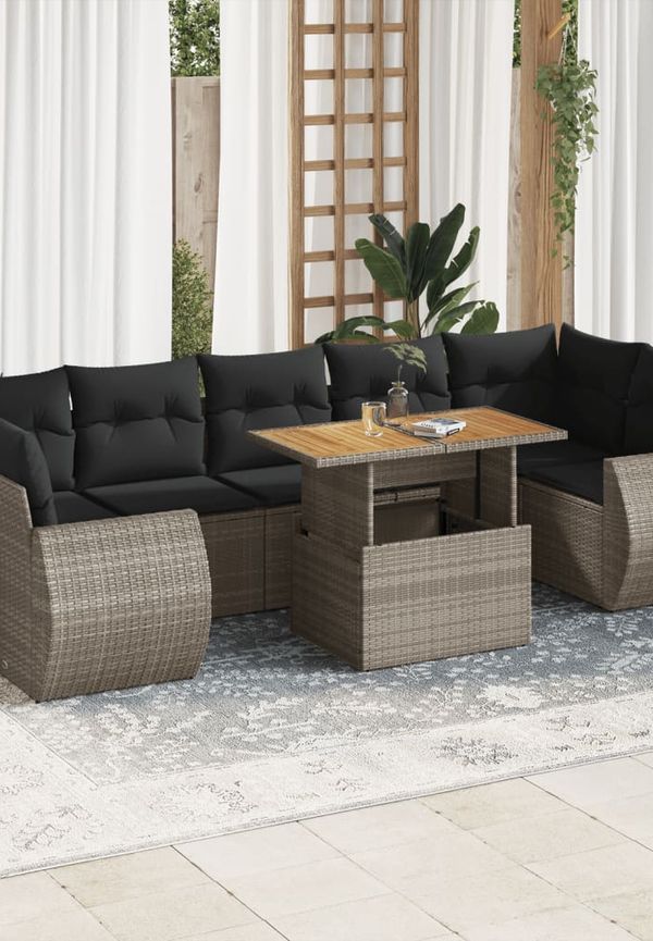 Skön bord i grått från vidaXL.