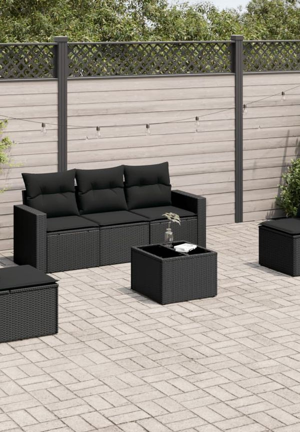 Superfin svart soffgrupp 2025 från vidaXL.