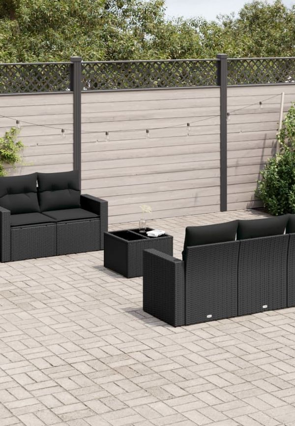 Svart loungegrupp som passar perfekt till våren 2025!