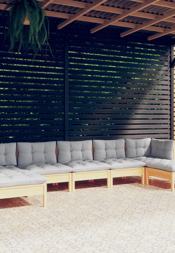 Grå VidaXL bord som passar perfekt till våren 2025!