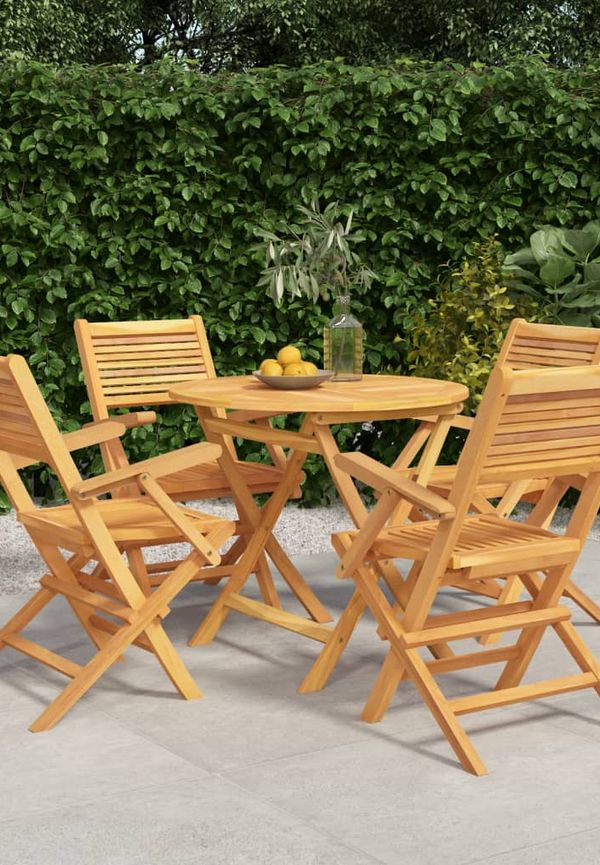 Mysig brun bord 2025 från vidaXL.