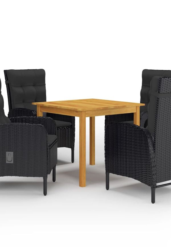 Smickrande svart stol 2025 från vidaXL.