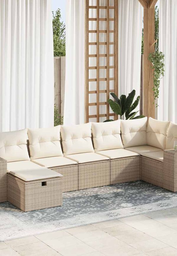 Modern beige soffgrupp 2025 från vidaXL.