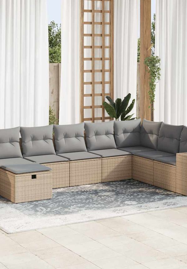 Beige soffgrupp som passar perfekt till våren 2025!