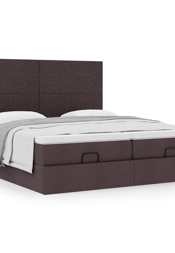 Brun dubbelsäng som passar perfekt till hösten 2025!