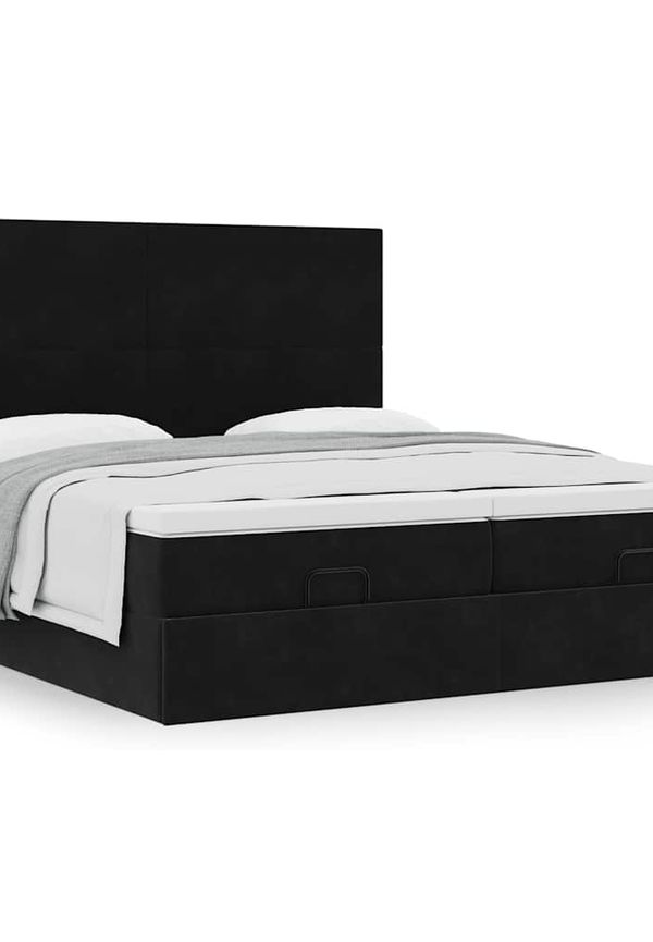 Trendig svart säng 2025 från vidaXL.