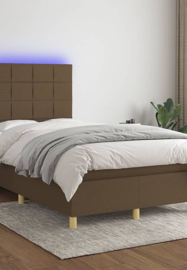 Komfortabel säng i brunt från vidaXL.