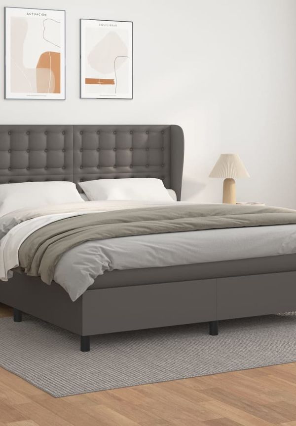 Skön grå bomullssäng 2025 från vidaXL.