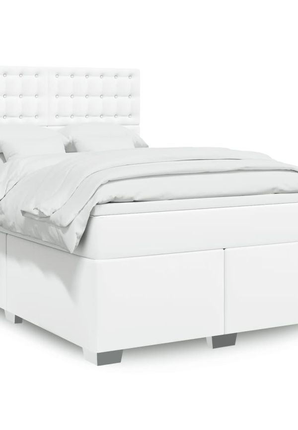 Superfin säng i vitt från vidaXL.