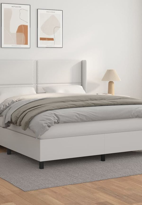 Vit VidaXL bomullssäng som passar perfekt till vintern 2024!